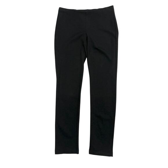 Eileen Fisher Low Rise Pull-On Stretch Pants Black size Small - Picture 1 of 7